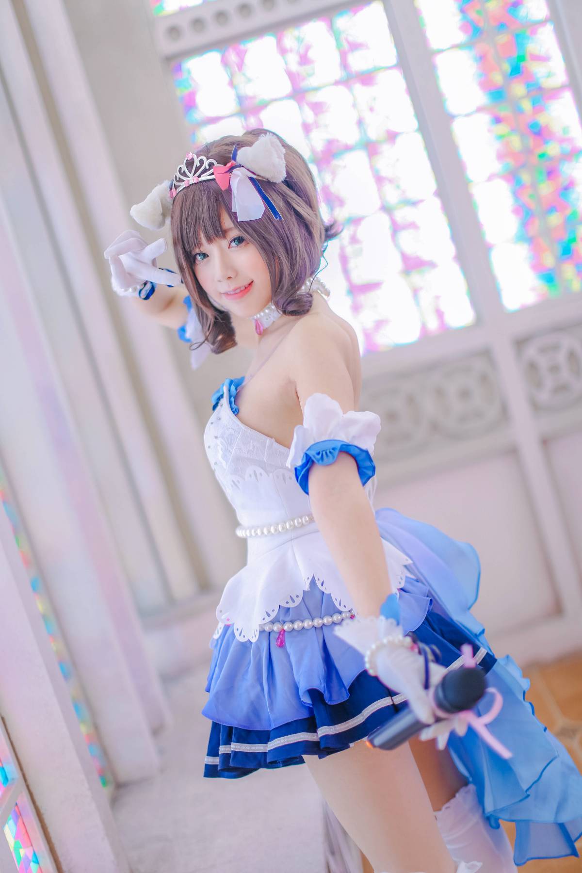 "Thần tượng chủ nhân Cinderella" Maekawa's Mid-Level Idol C o s p l a y