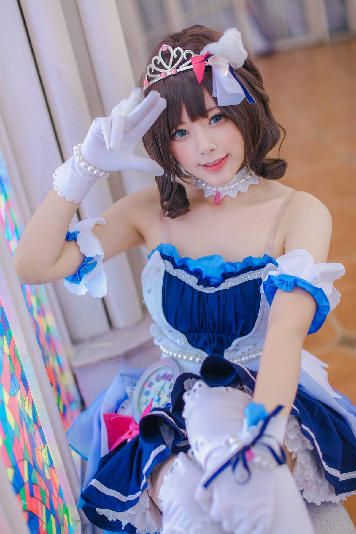 "Thần tượng chủ nhân Cinderella" Maekawa's Mid-Level Idol C o s p l a y