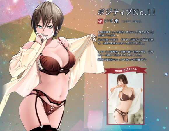 Đồ lót dấu hiệu Zodiac