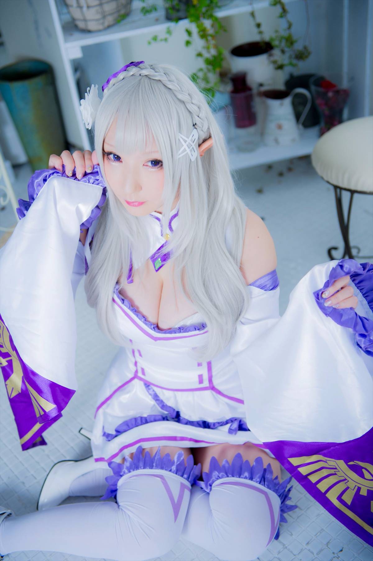 [Chụp Star's (Saku)] Tình yêu Thiết lập lại Re: Zero Emilia-Tan Remram