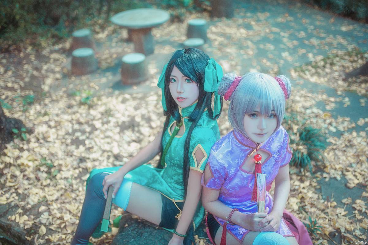 "Honor of Kings" Sun Shangxiang x Xiao Qiao Fanqima C O S P L A Y