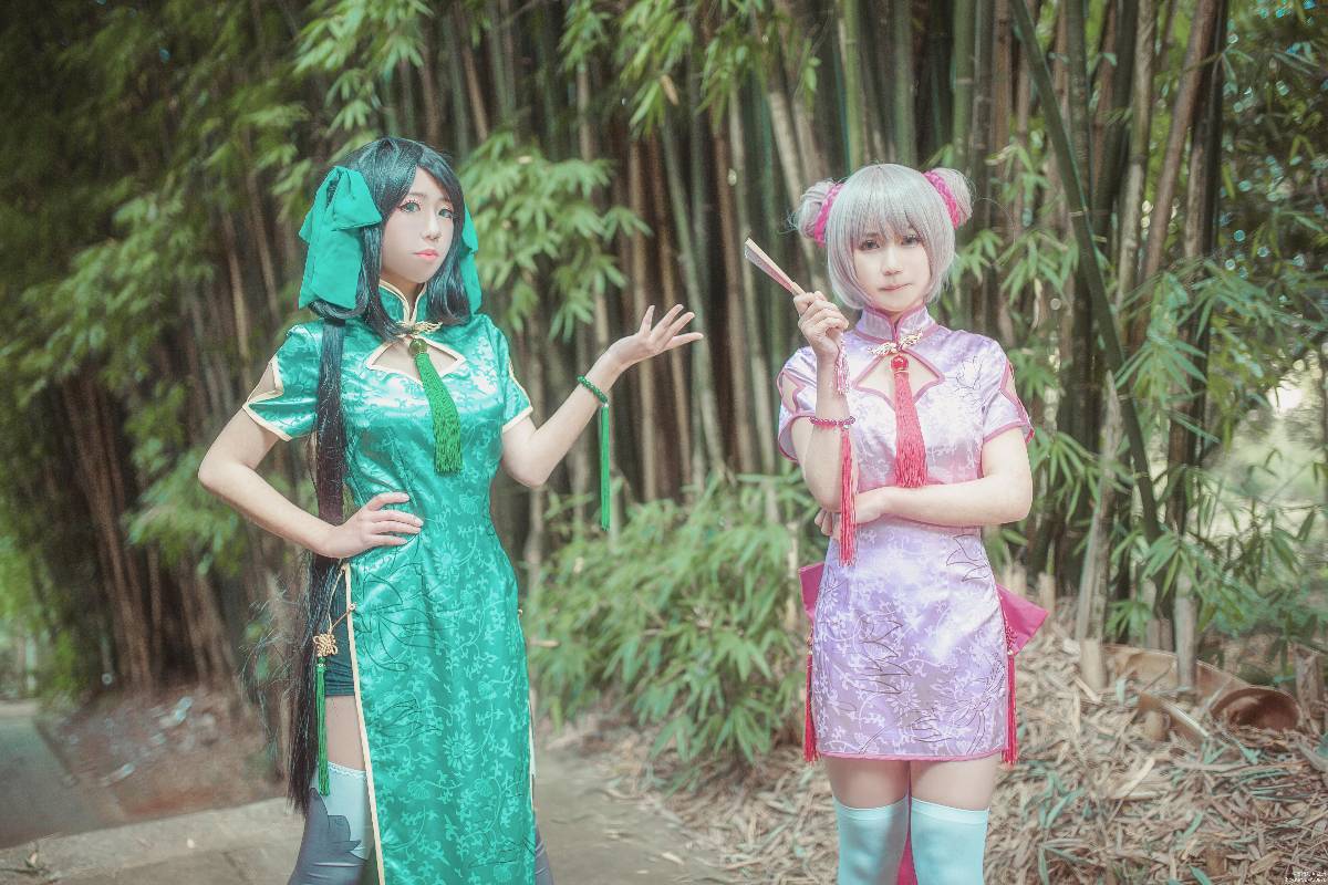 "Honor of Kings" Sun Shangxiang x Xiao Qiao Fanqima C O S P L A Y