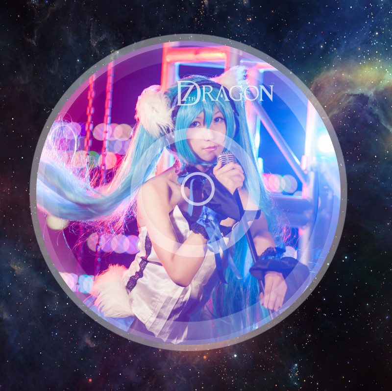 "Truyền thuyết về bảy con rồng" Hatsune Miku's Seventh God God C o s p l a y