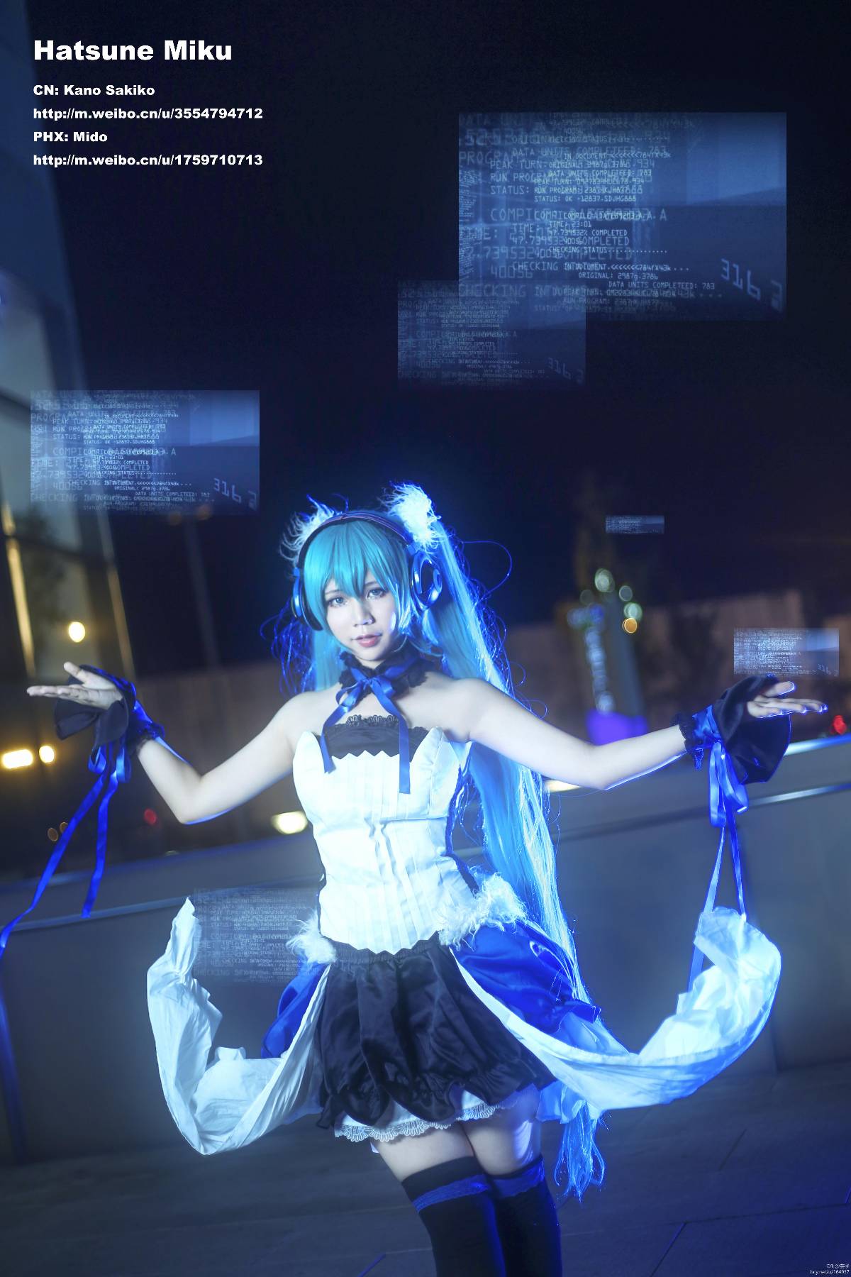 "Truyền thuyết về bảy con rồng" Hatsune Miku's Seventh God God C o s p l a y