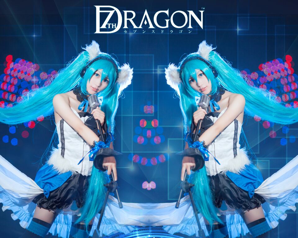 "Truyền thuyết về bảy con rồng" Hatsune Miku's Seventh God God C o s p l a y