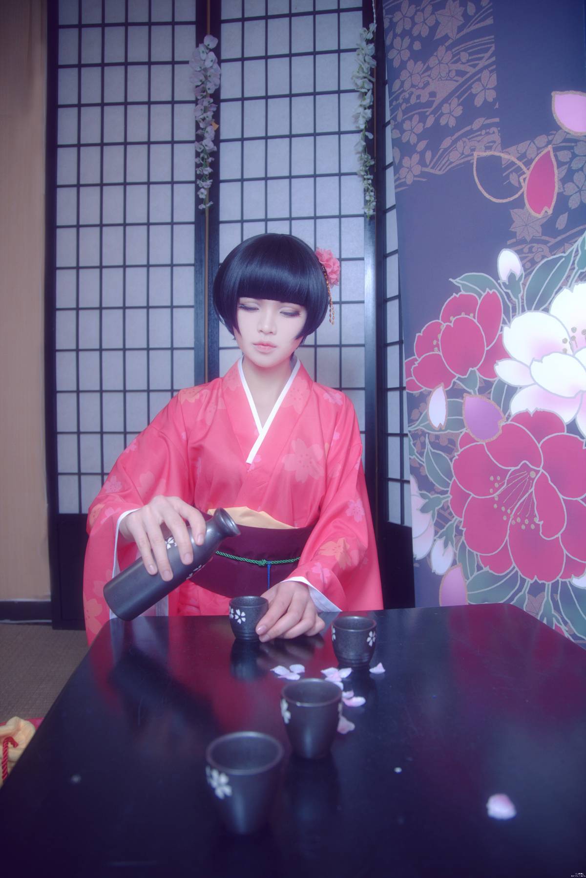 "Yinxian" Shimatsu Xiaohikki năm mới Kimono c o s p l a y