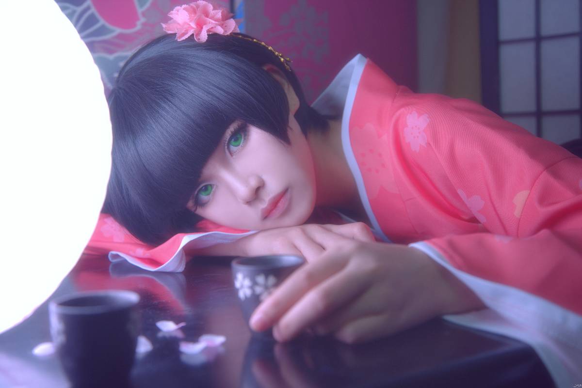 "Yinxian" Shimatsu Xiaohikki năm mới Kimono c o s p l a y