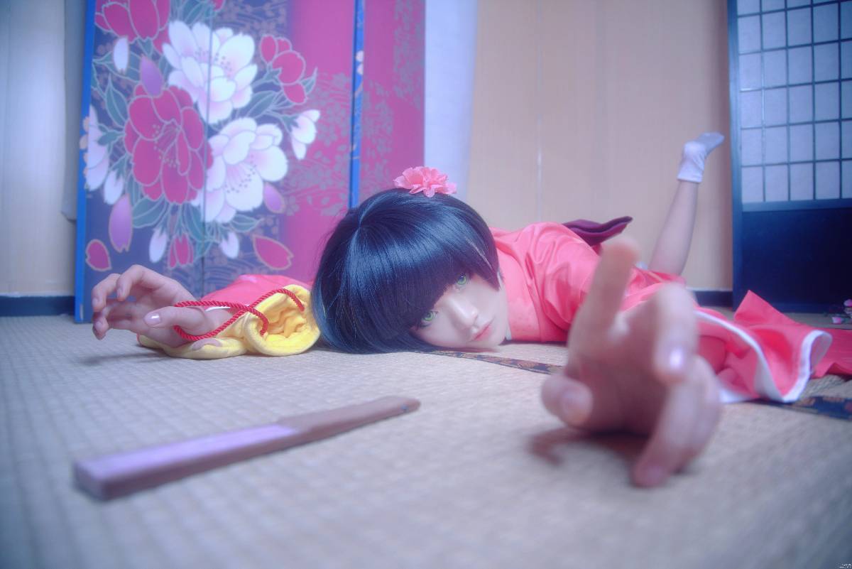 "Yinxian" Shimatsu Xiaohikki năm mới Kimono c o s p l a y