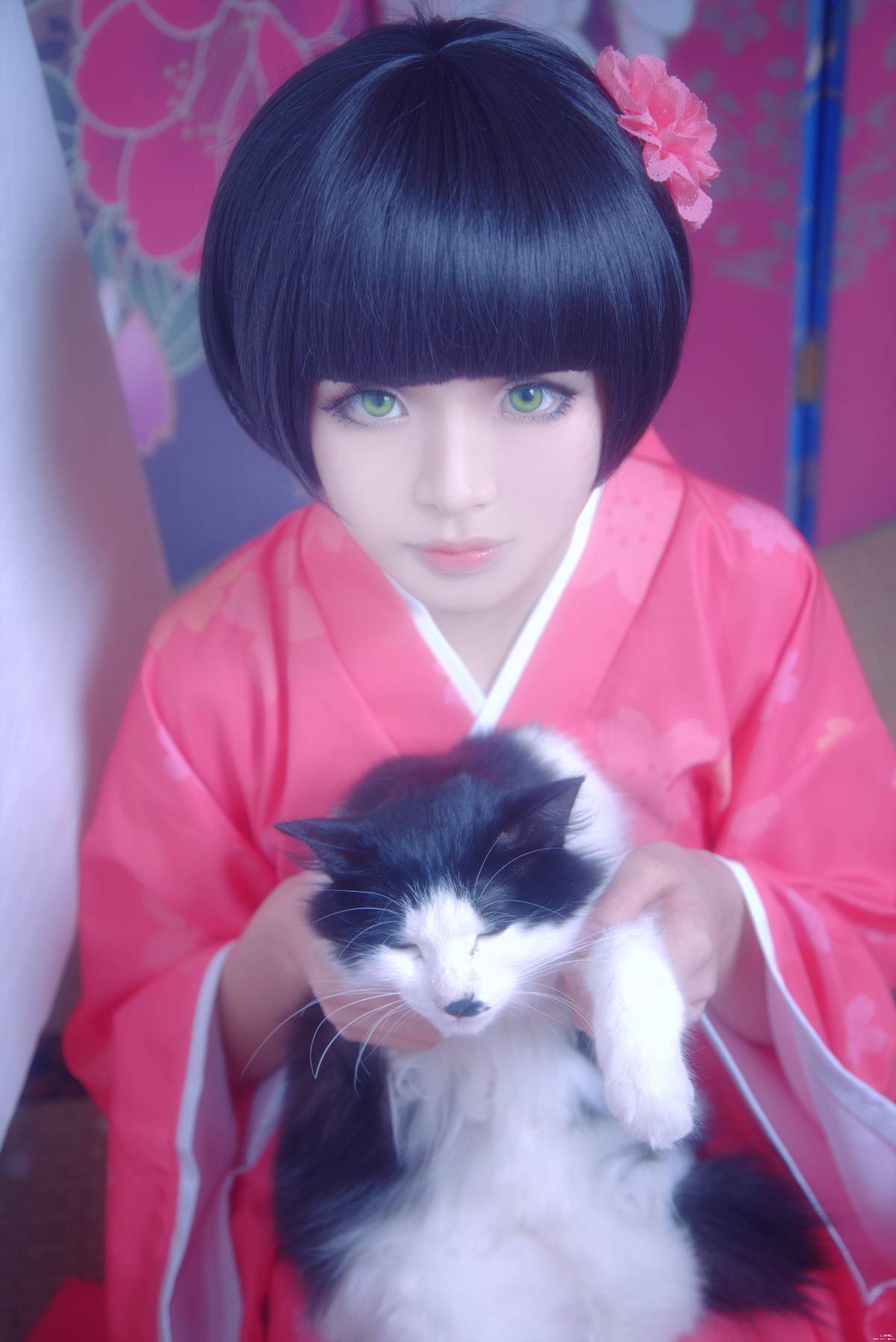 "Yinxian" Shimatsu Xiaohikki năm mới Kimono c o s p l a y