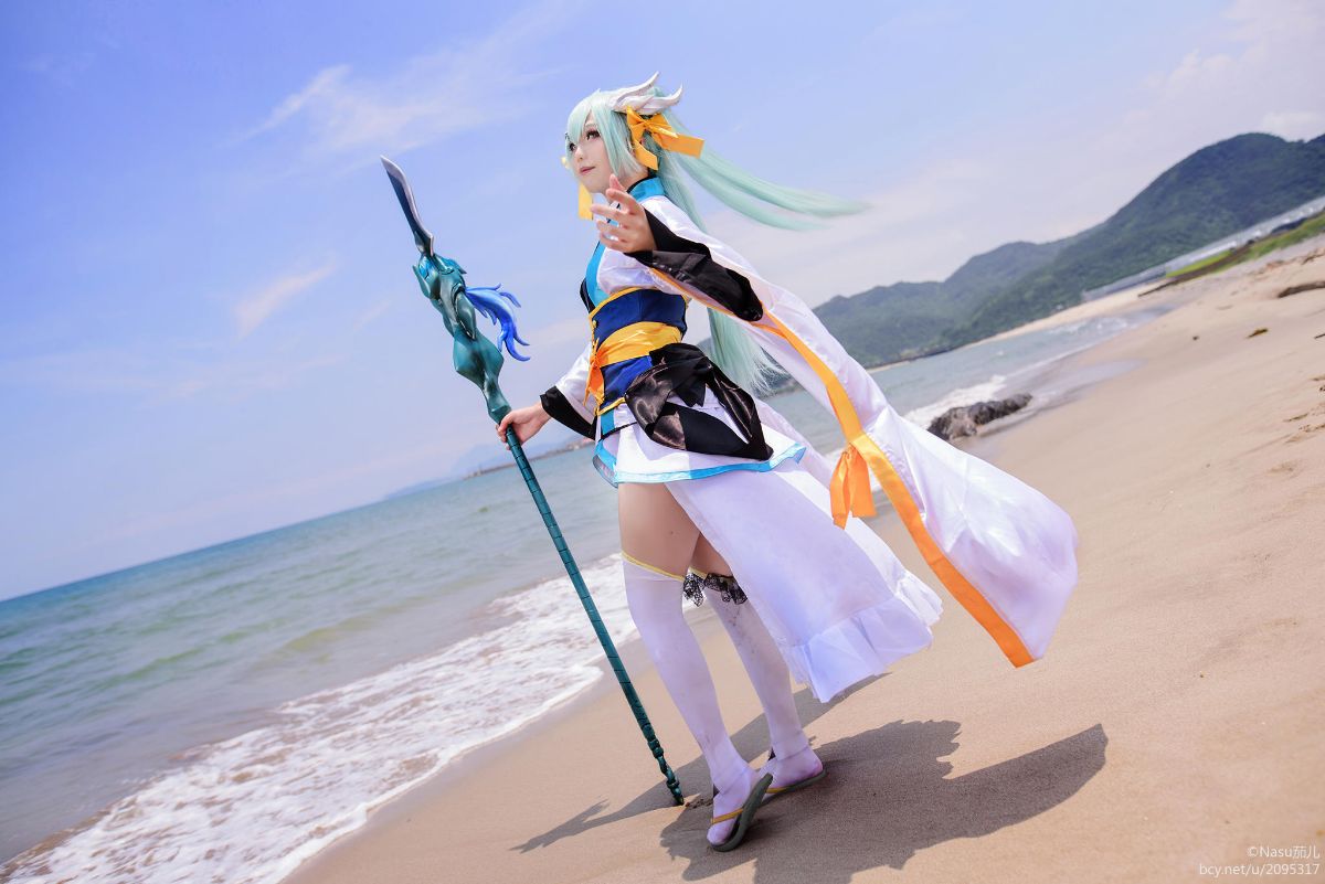 "Fate Grand Order" Xia Huo Qingji áo tắm c o s p l a y