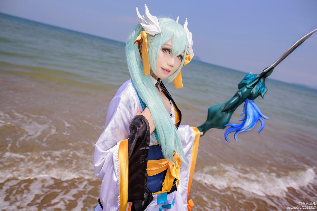 "Fate Grand Order" Xia Huo Qingji áo tắm c o s p l a y