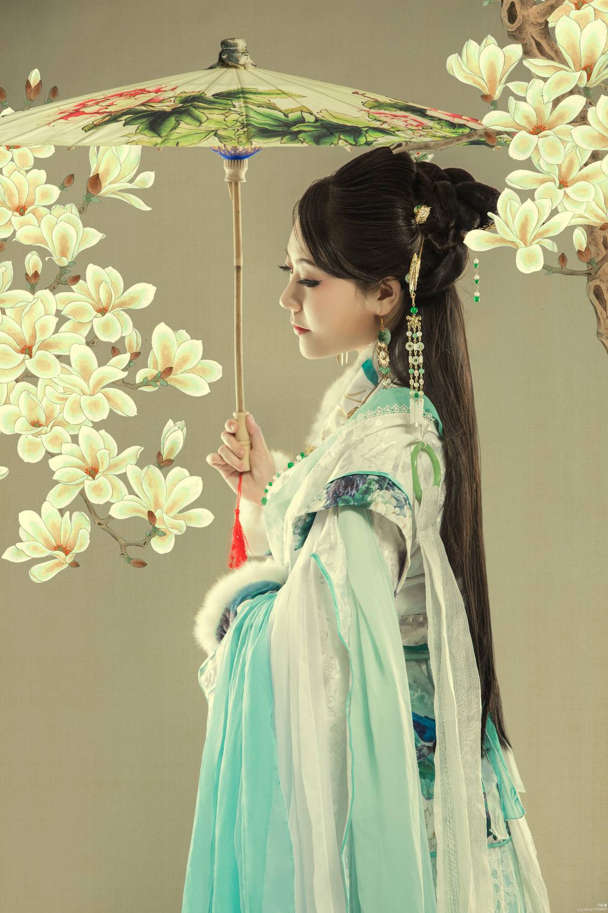 "The Fairy in the Bức tranh" linlang c o s p l a y