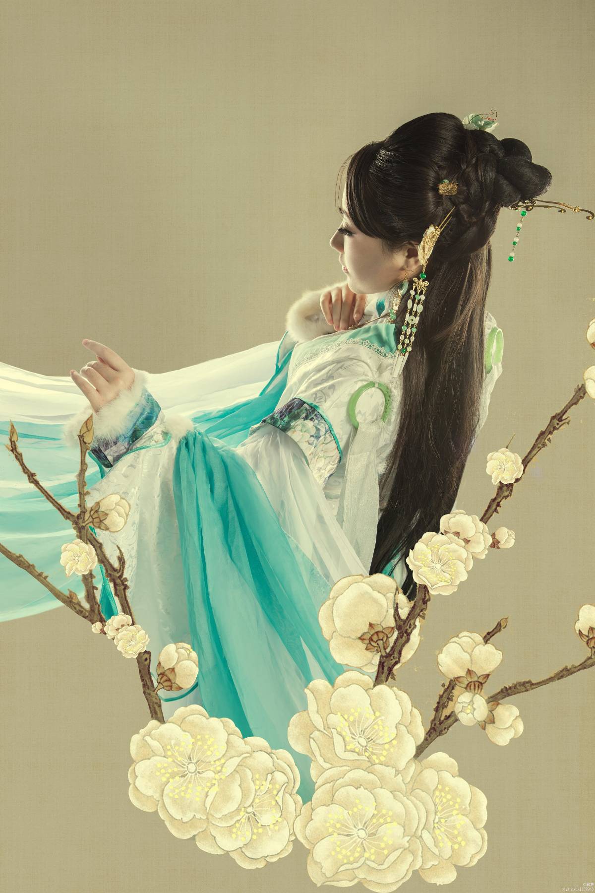 "The Fairy in the Bức tranh" linlang c o s p l a y
