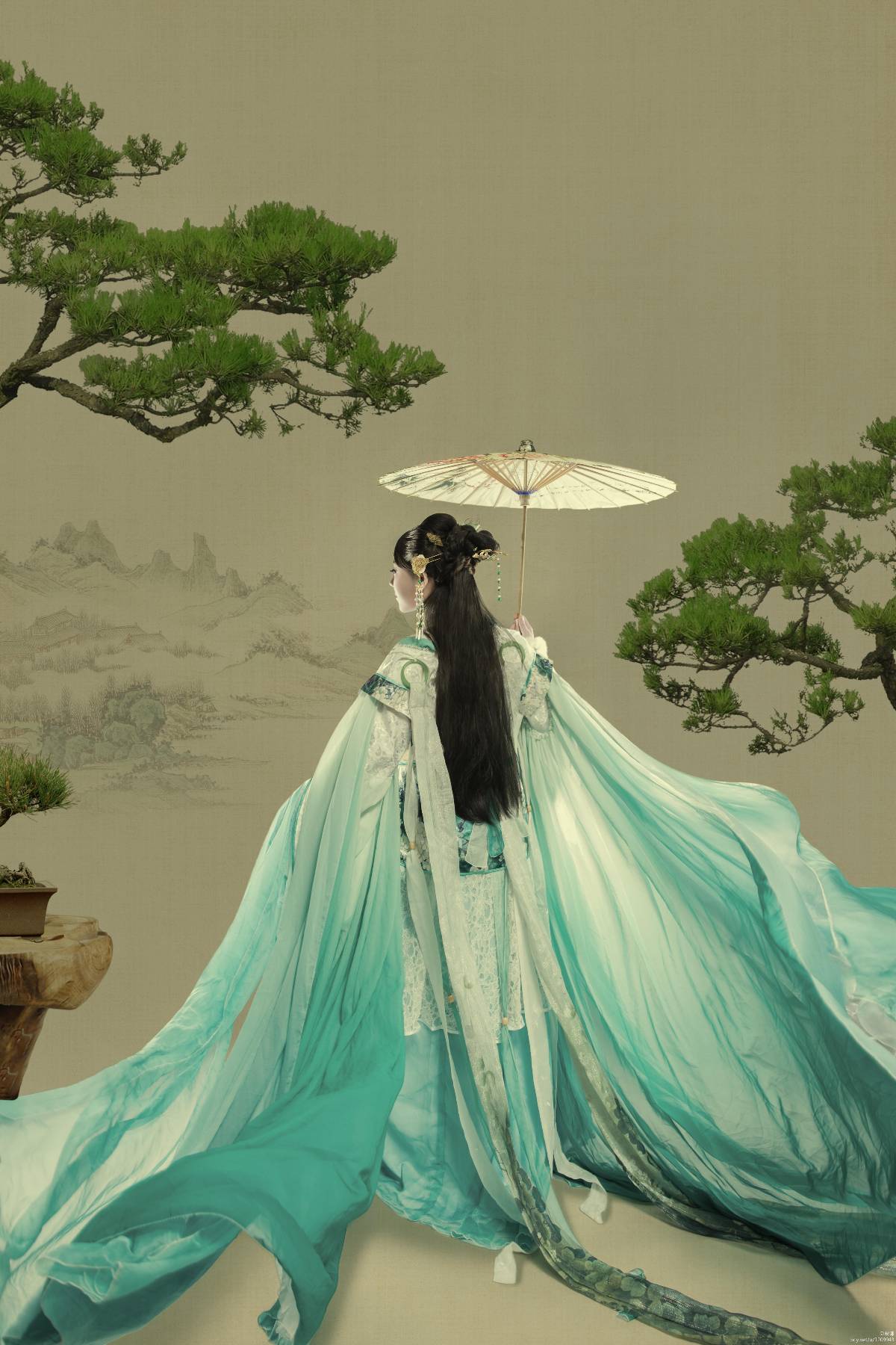 "The Fairy in the Bức tranh" linlang c o s p l a y