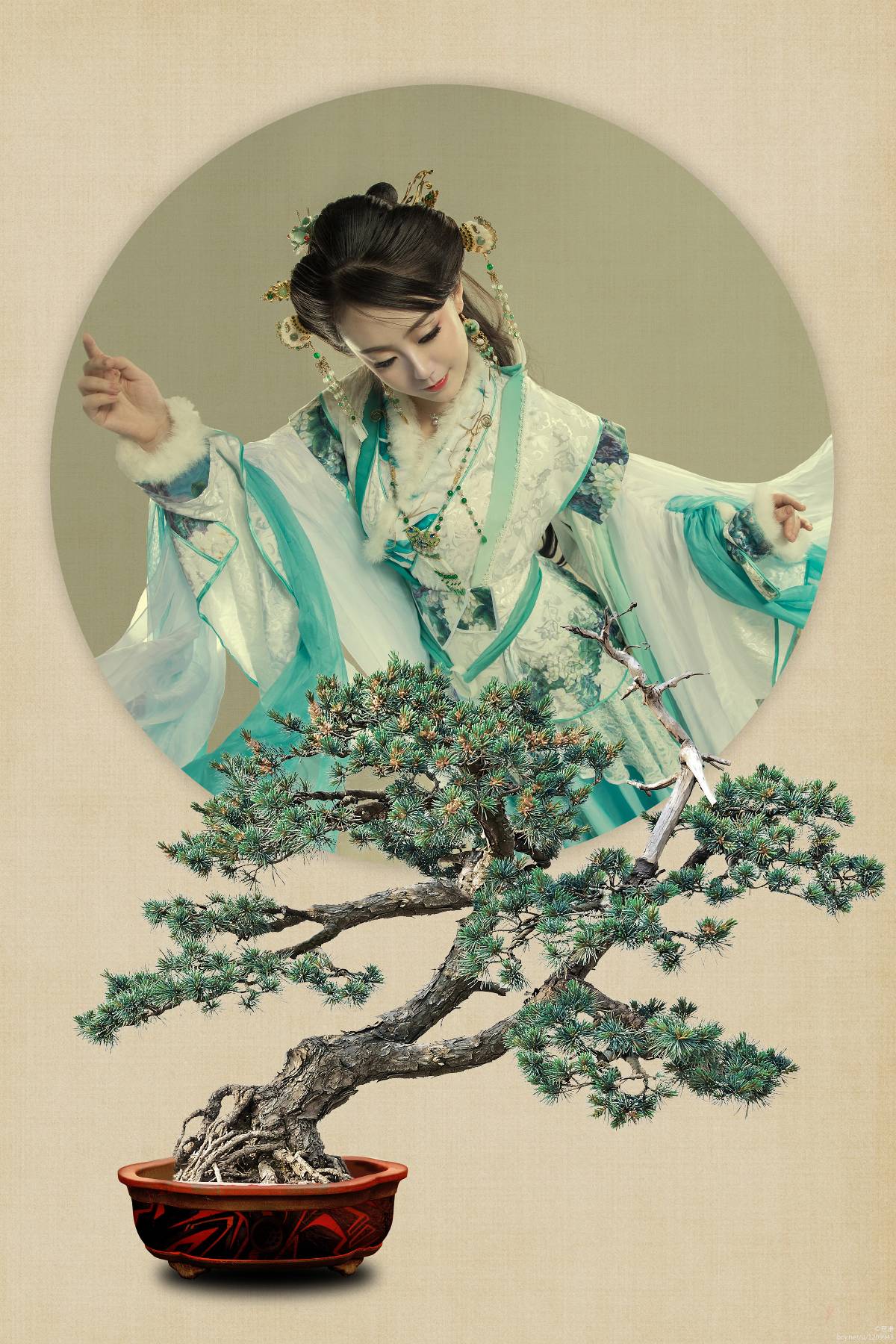 "The Fairy in the Bức tranh" linlang c o s p l a y