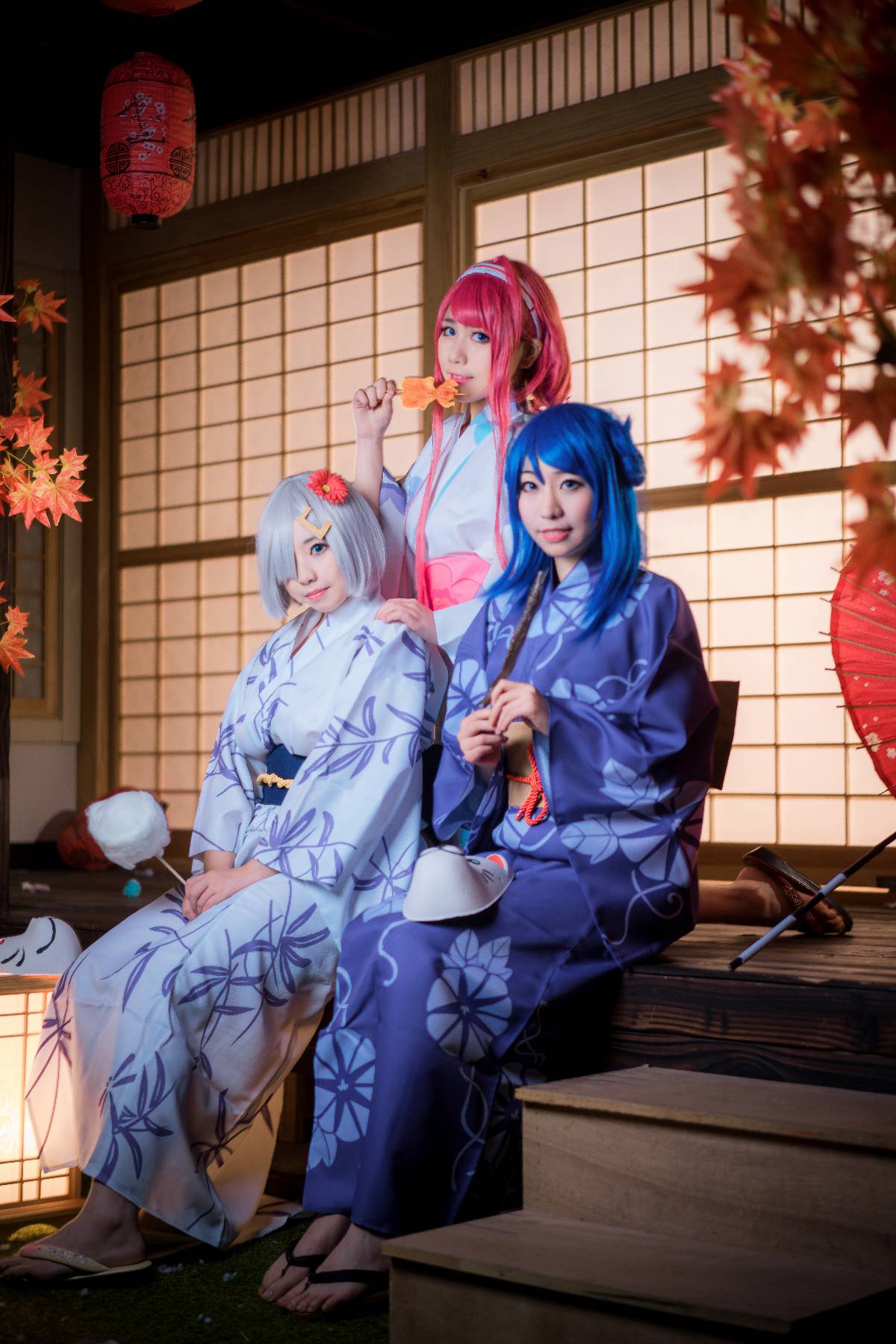 "Bộ sưu tập Fleet" Lễ hội mùa thu của cung điện của người giám hộ - Hamafeng, Urafeng và Jiangfeng C o s p l a y