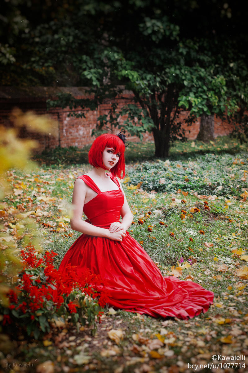 "Đen Deacon" Madam Red Buổi tối Váy C O S P L A Y