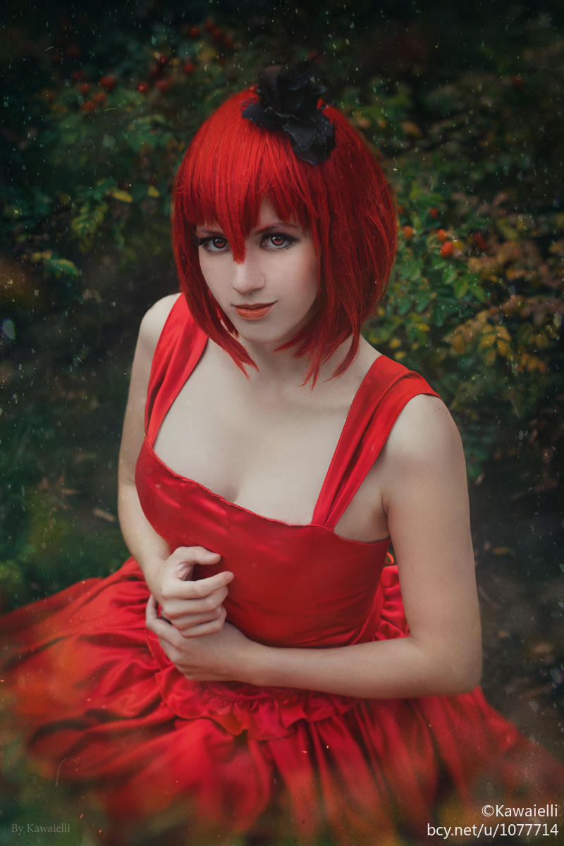 "Đen Deacon" Madam Red Buổi tối Váy C O S P L A Y