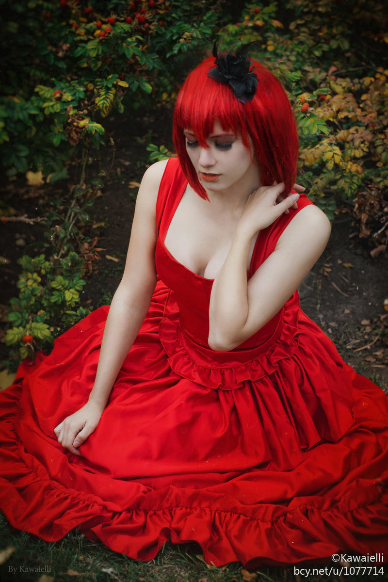 "Đen Deacon" Madam Red Buổi tối Váy C O S P L A Y