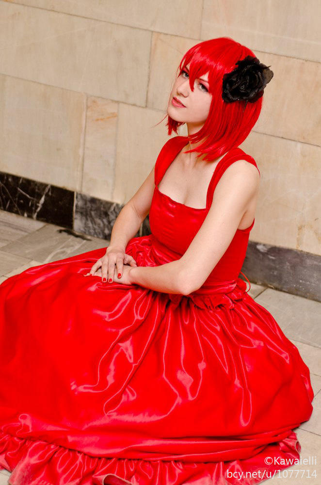 "Đen Deacon" Madam Red Buổi tối Váy C O S P L A Y