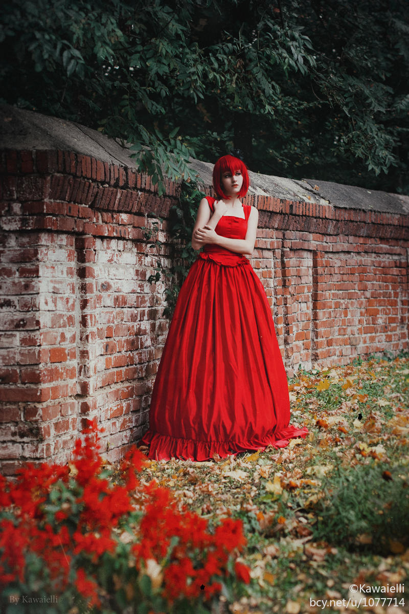 "Đen Deacon" Madam Red Buổi tối Váy C O S P L A Y