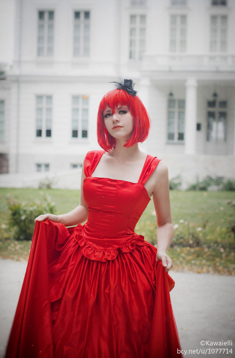 "Đen Deacon" Madam Red Buổi tối Váy C O S P L A Y