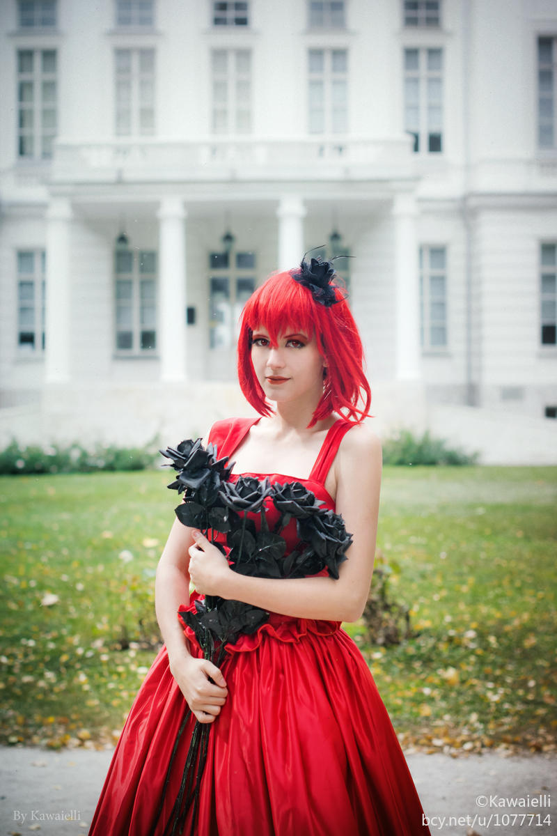 "Đen Deacon" Madam Red Buổi tối Váy C O S P L A Y