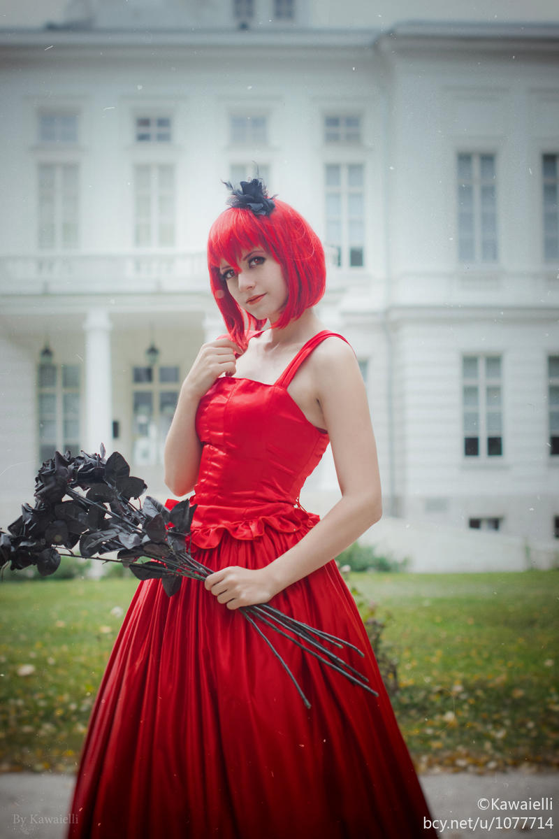 "Đen Deacon" Madam Red Buổi tối Váy C O S P L A Y