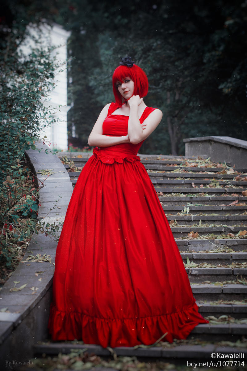"Đen Deacon" Madam Red Buổi tối Váy C O S P L A Y