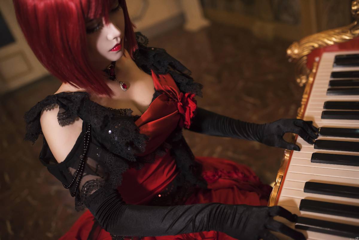 "Đen Deacon" Váy Angelina C o S P L A Y