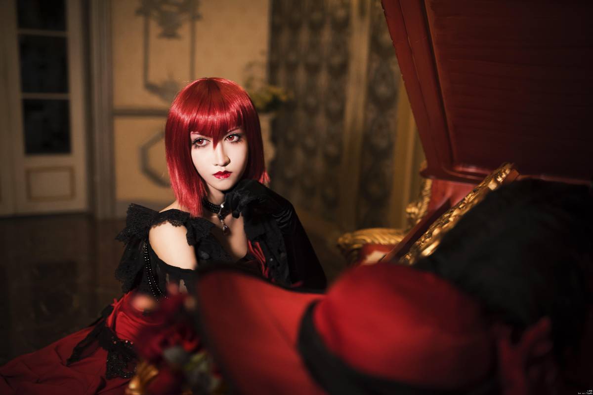 "Đen Deacon" Váy Angelina C o S P L A Y