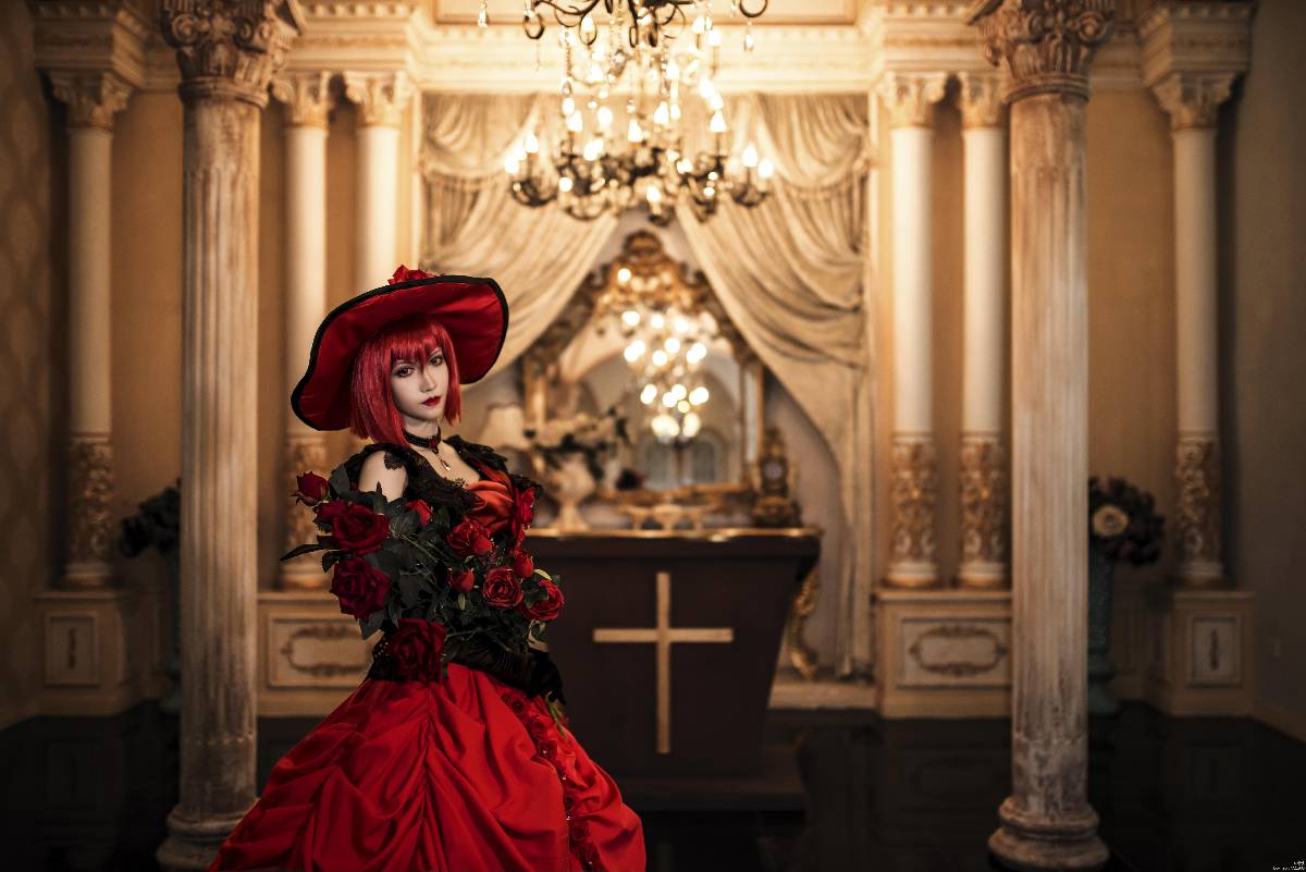 "Đen Deacon" Váy Angelina C o S P L A Y