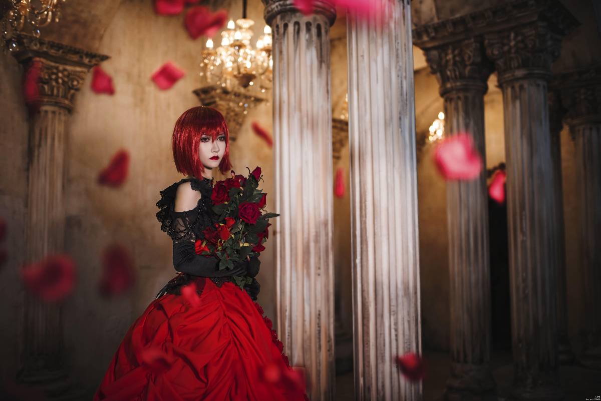 "Đen Deacon" Váy Angelina C o S P L A Y