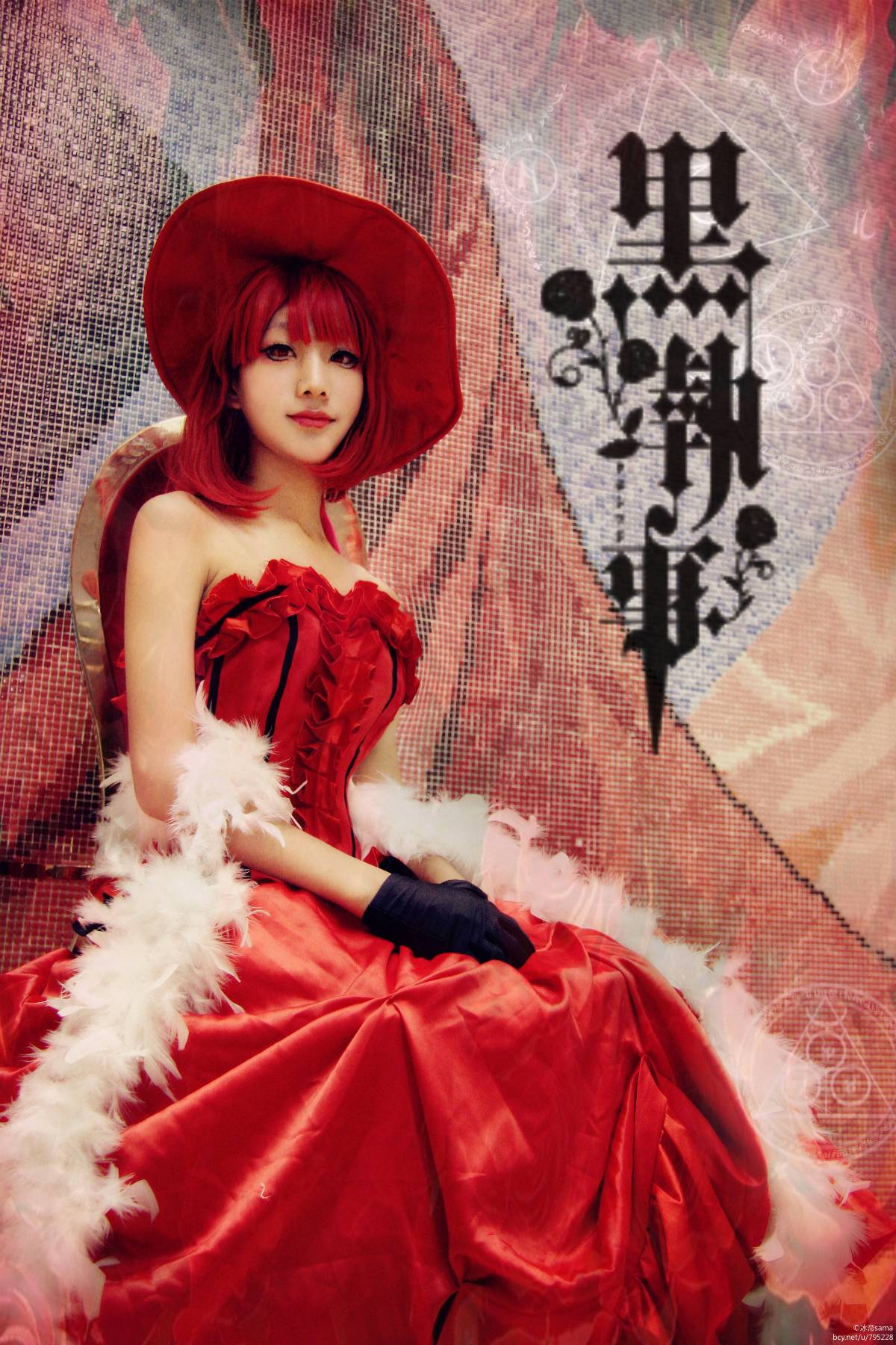 "Đen Deacon" Lady Red Angelina dám c o s p l a y