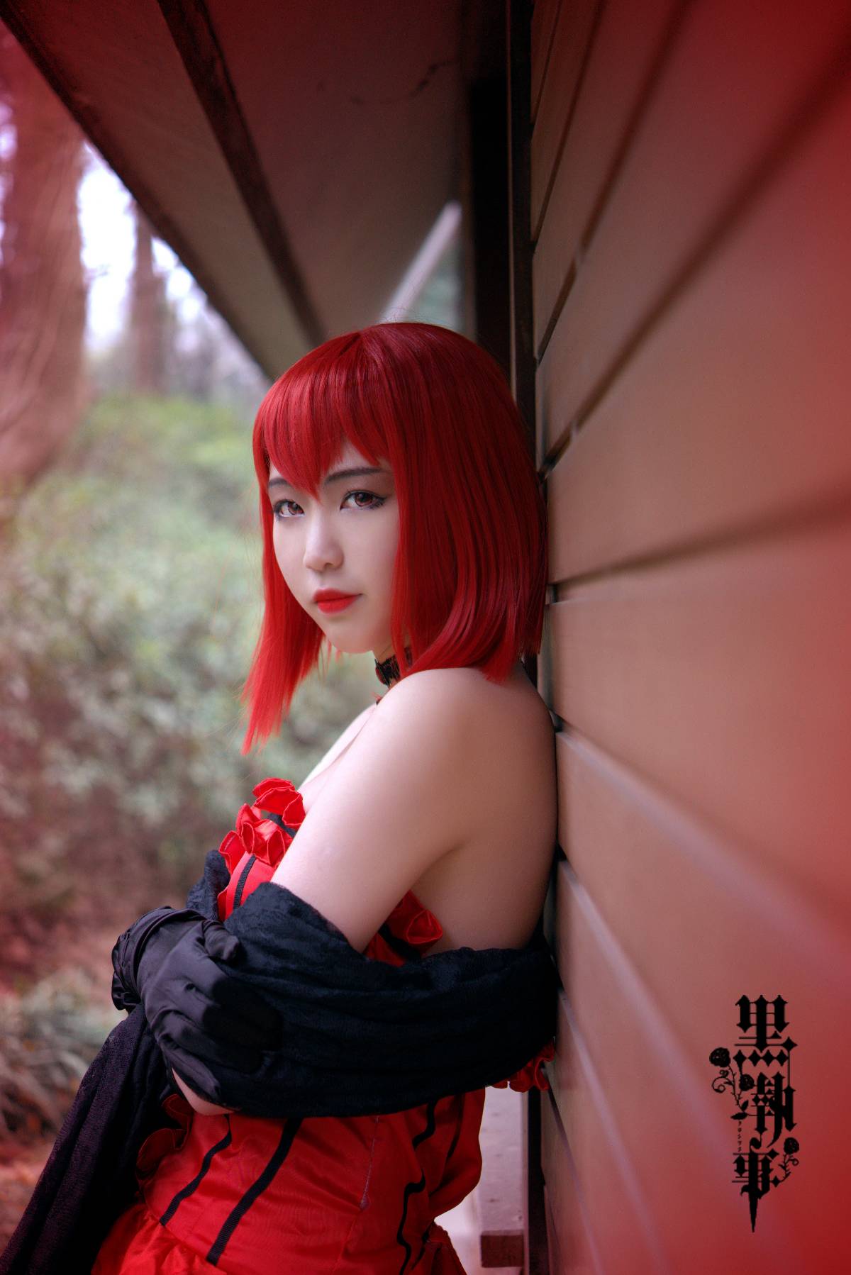 "Đen Deacon" Lady Red Angelina dám c o s p l a y