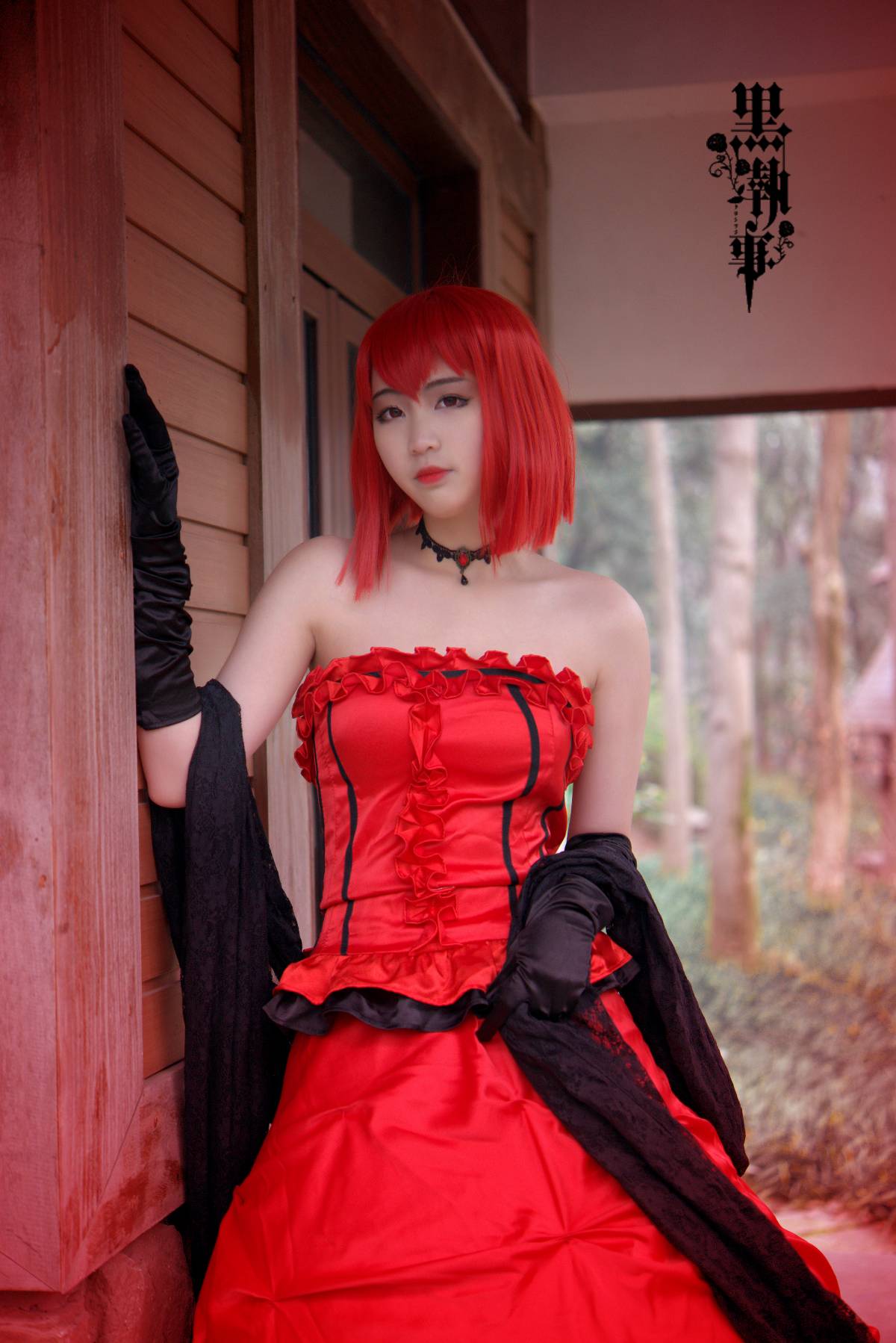 "Đen Deacon" Lady Red Angelina dám c o s p l a y