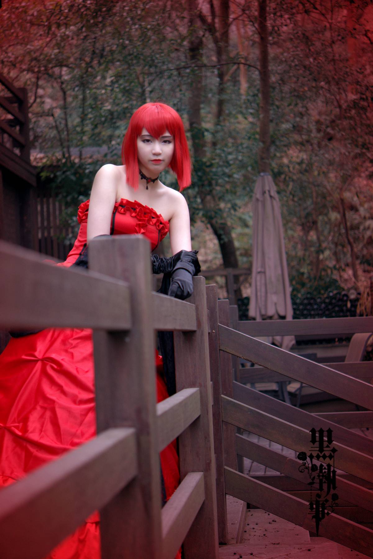 "Đen Deacon" Lady Red Angelina dám c o s p l a y