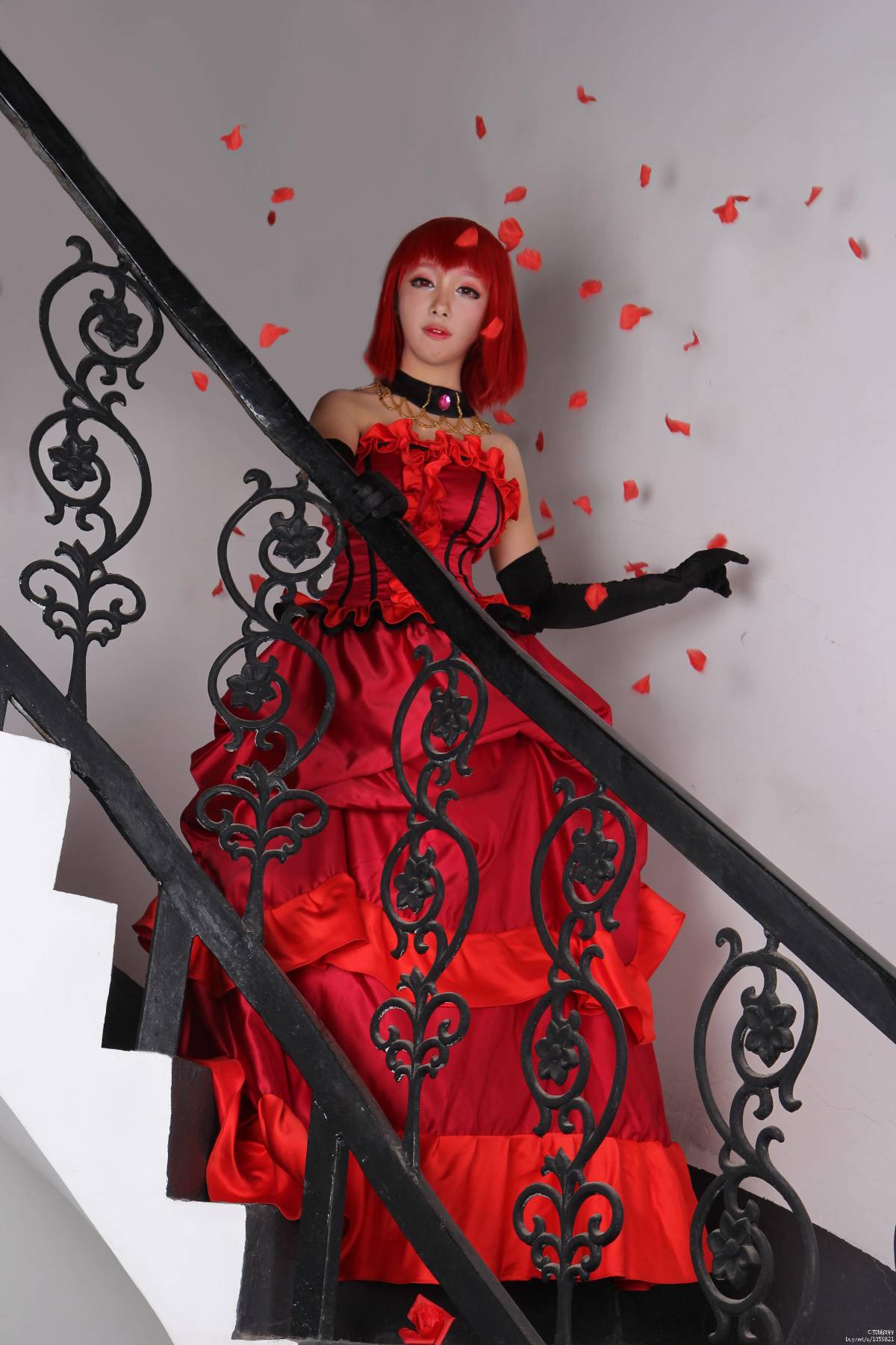 "Đen Deacon" Lady Red Angelina dám c o s p l a y