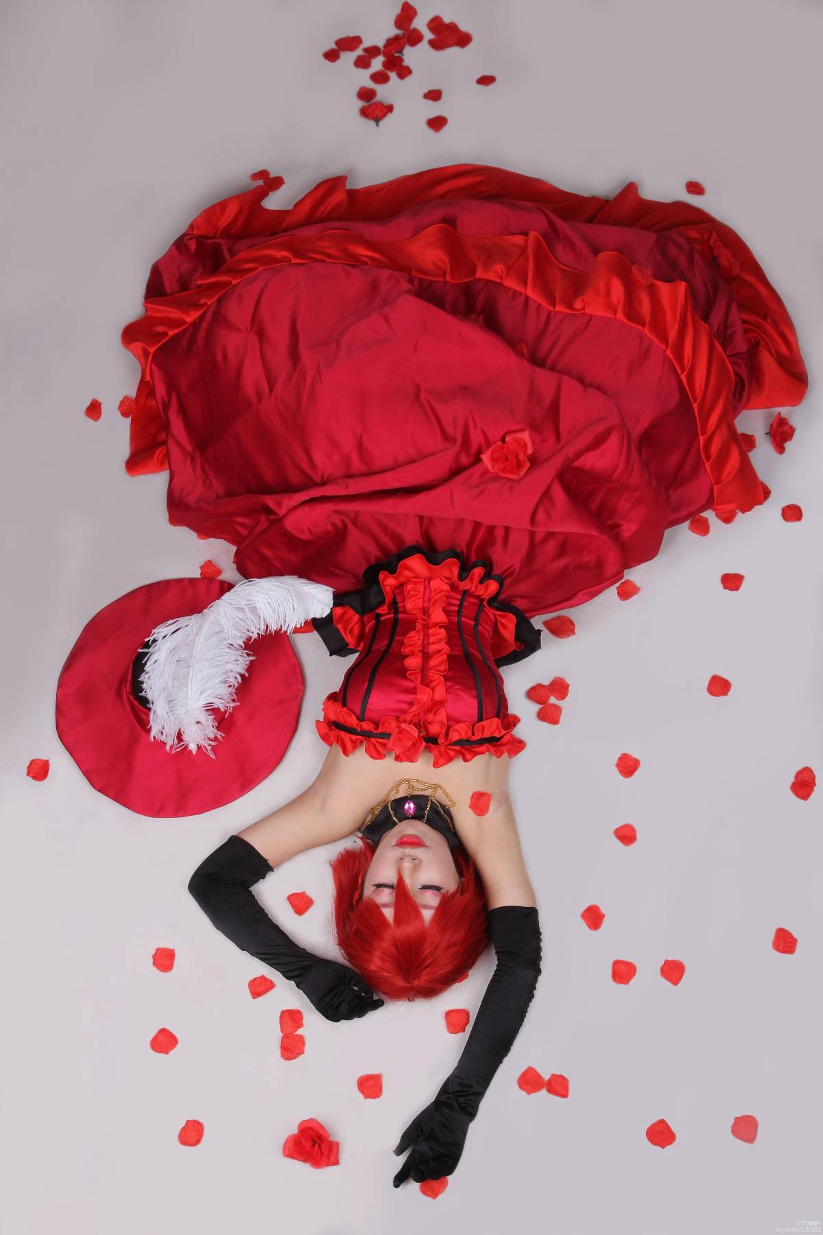 "Đen Deacon" Lady Red Angelina dám c o s p l a y