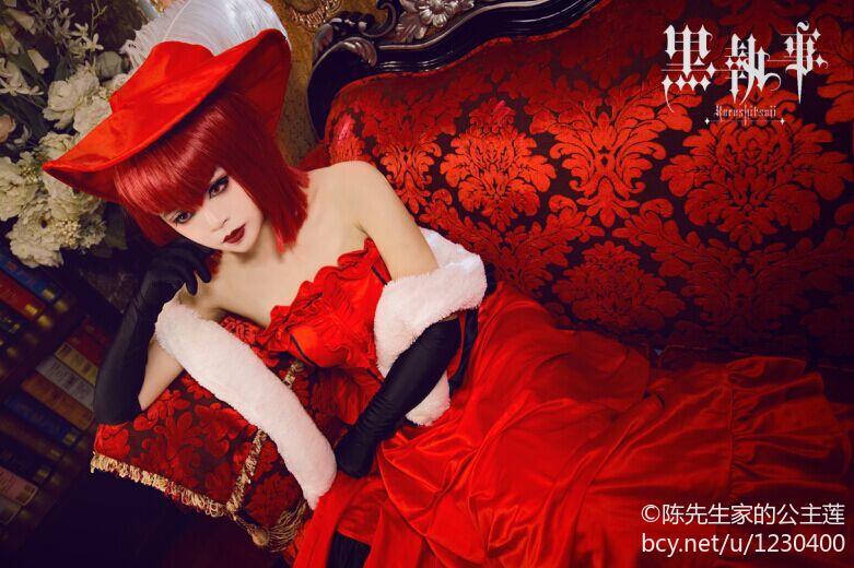 "Đen Deacon" Lady Red Angelina dám c o s p l a y