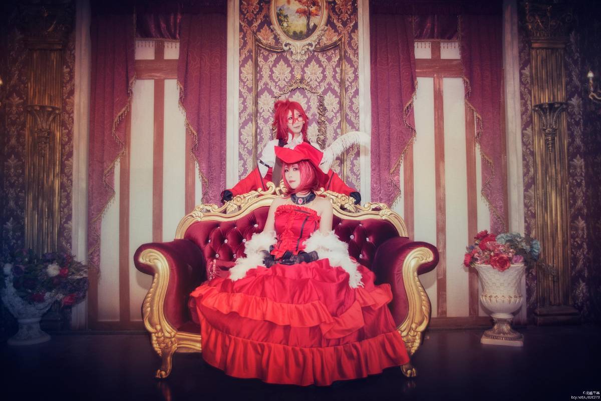 "Đen Deacon" Lady Red Angelina dám c o s p l a y