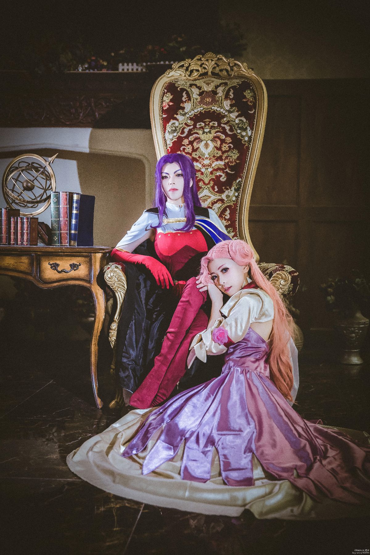 "Code gass nổi loạn Lelouch" Cornelia & Euphemia c o s p l a y