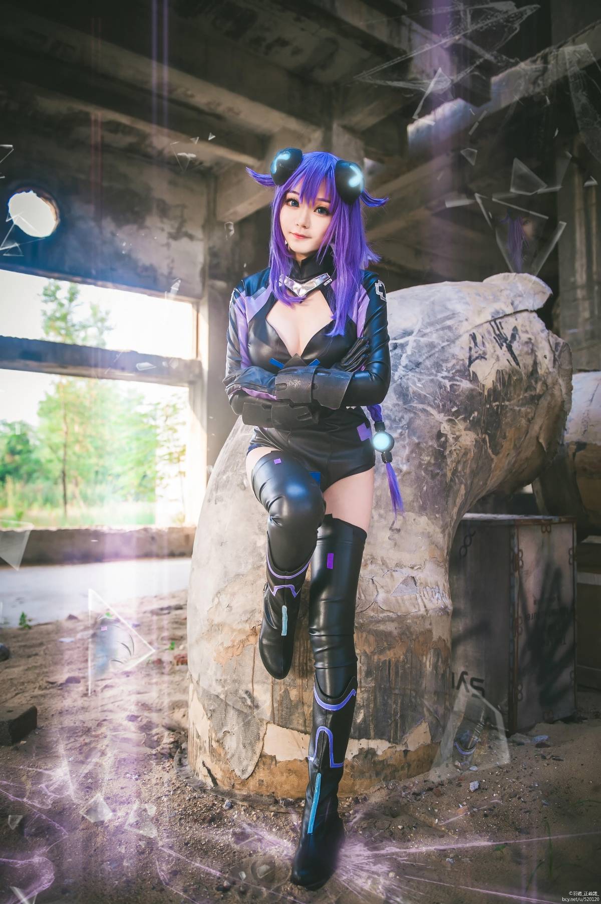 "Trò chơi siêu chiều: Neptune" Purple Heart Nepton C O S P L A Y