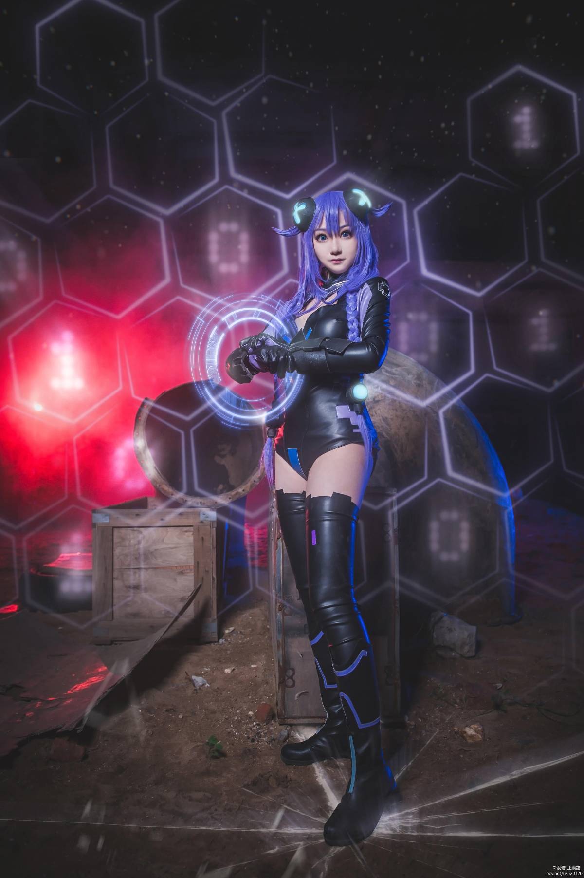 "Trò chơi siêu chiều: Neptune" Purple Heart Nepton C O S P L A Y