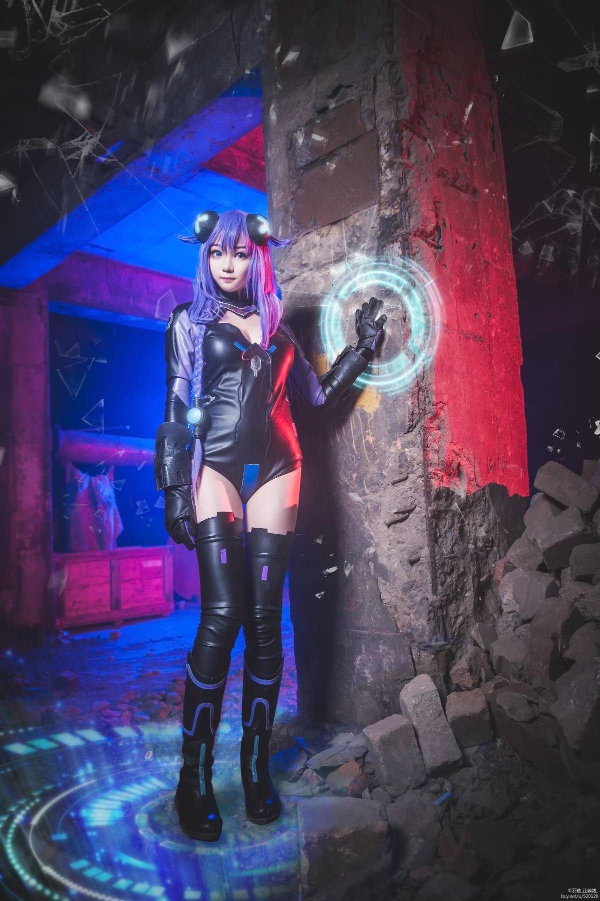 "Trò chơi siêu chiều: Neptune" Purple Heart Nepton C O S P L A Y