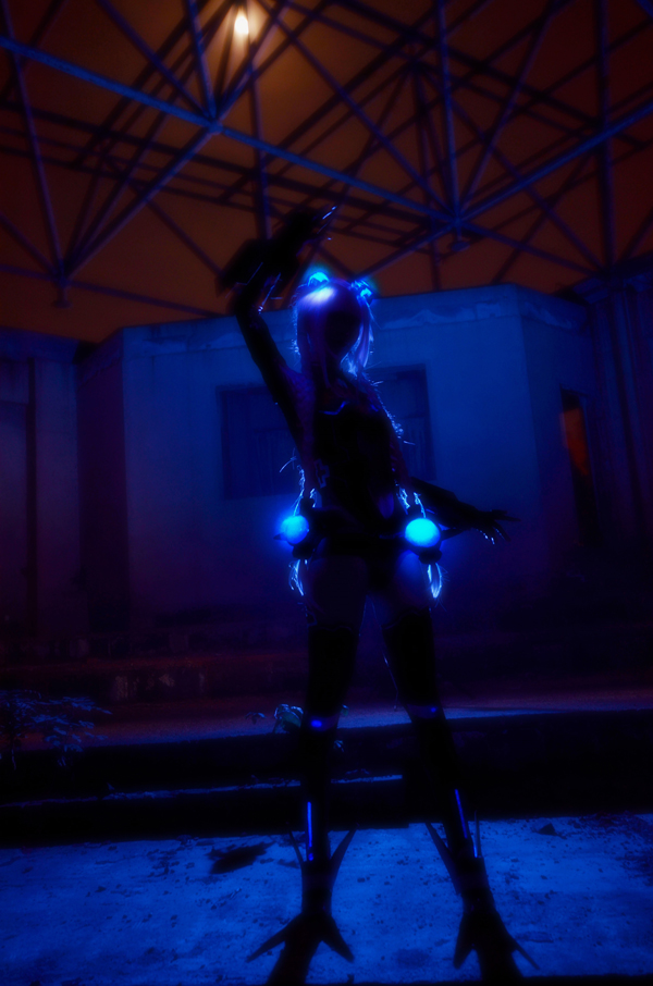 "Trò chơi siêu chiều: Neptune" Purple Heart Nepton C O S P L A Y