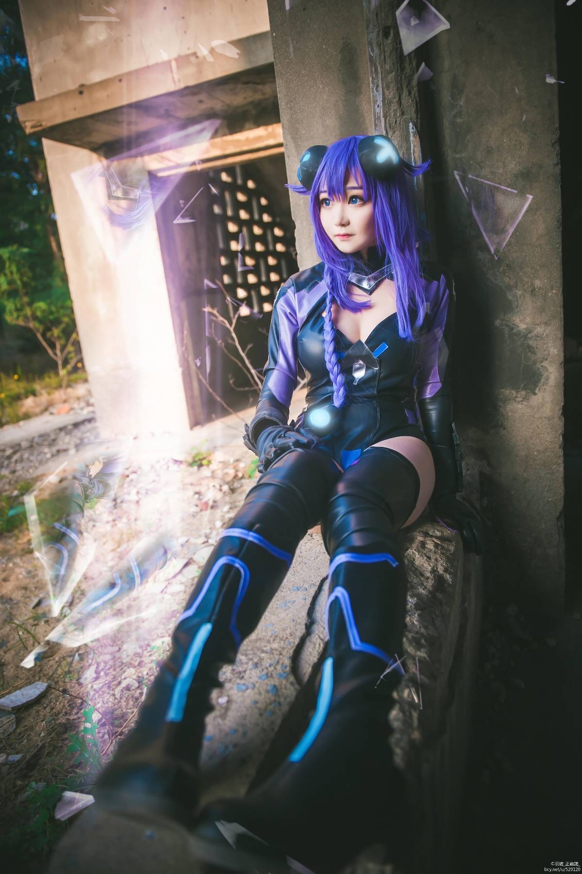 "Trò chơi siêu chiều: Neptune" Purple Heart Nepton C O S P L A Y
