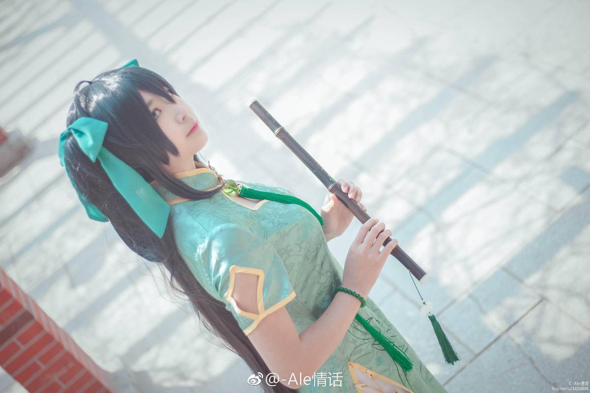 "Honor of Kings" Sun Shangxiang's Fan Cheongsam C O S P L A Y