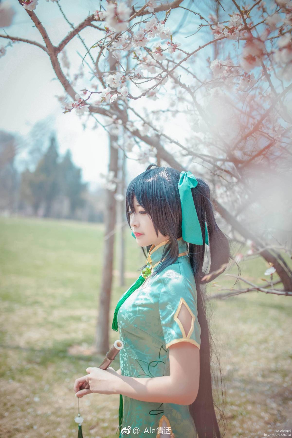 "Honor of Kings" Sun Shangxiang's Fan Cheongsam C O S P L A Y