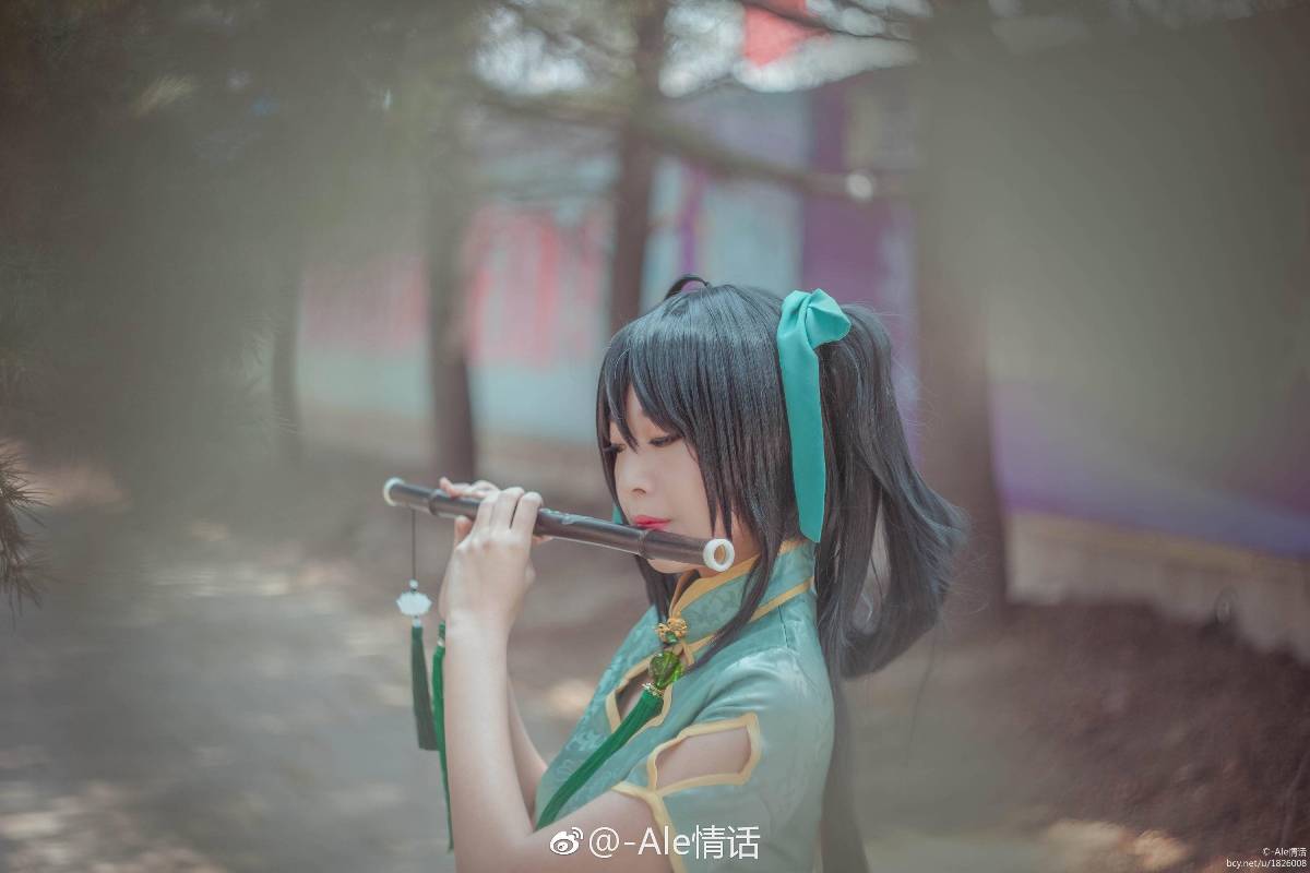 "Honor of Kings" Sun Shangxiang's Fan Cheongsam C O S P L A Y